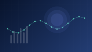 Visuel éditorial sobre représentant l’intelligence artificielle appliquée aux marchés financiers français